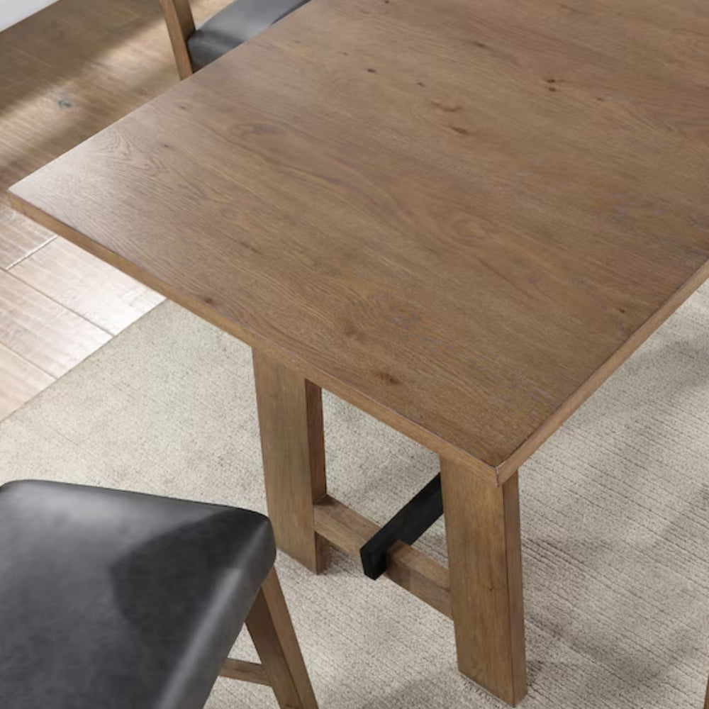 Aubrey Counter Height Dining Table by Steve Silver Company - Brown