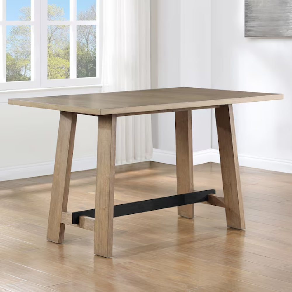 Aubrey Counter Height Dining Table by Steve Silver Company - Brown