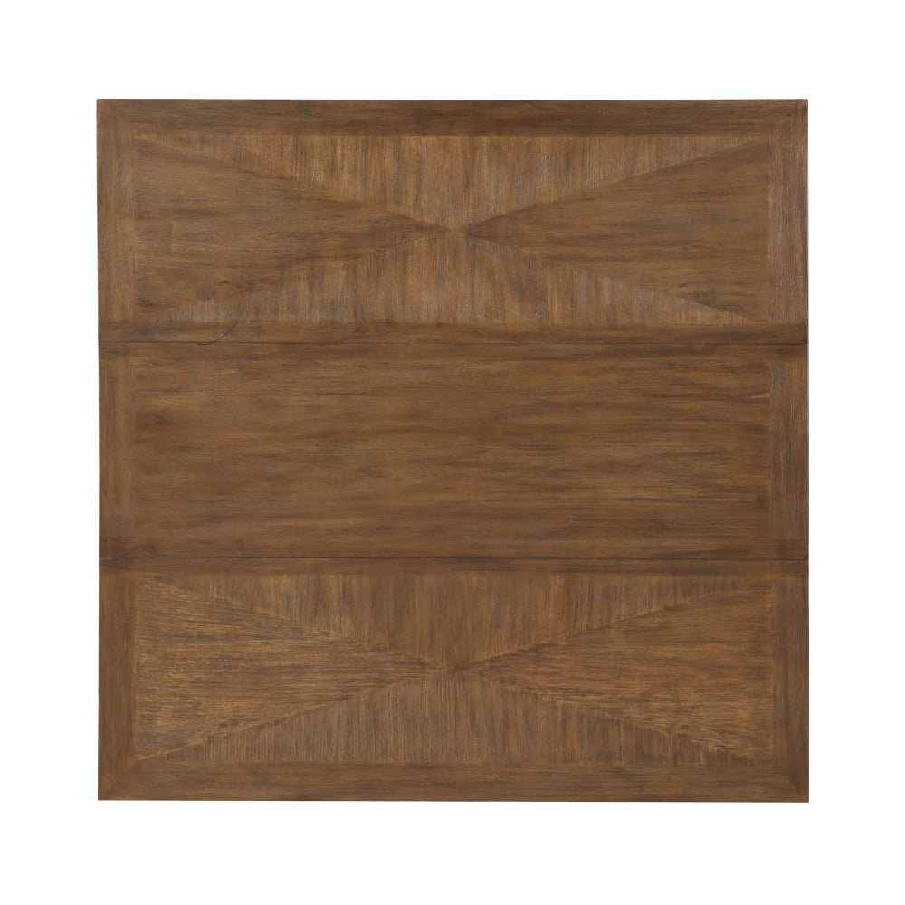 Harington 52" Extendable Dining Table by Steve Silver - Brown/Black