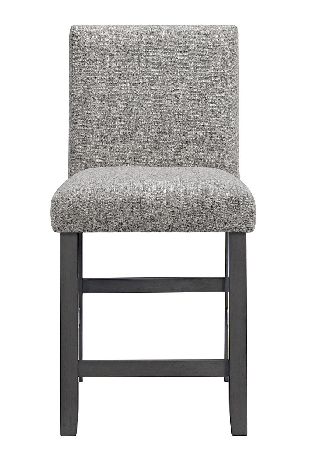 Doha Grey 5pc Counter High Chairs W/Lazy Susan Dining Set By Best Home