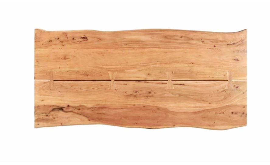 Live Edge Dining Table - Wisbone /Black