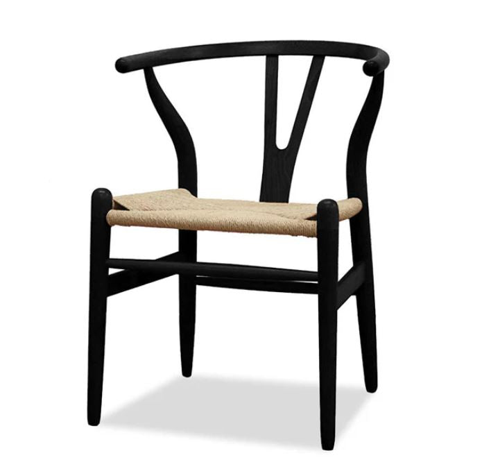 Live Edge Dining Table - Wisbone /Black