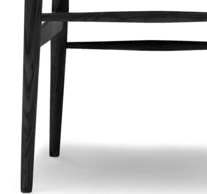 Live Edge Dining Table - Wisbone /Black