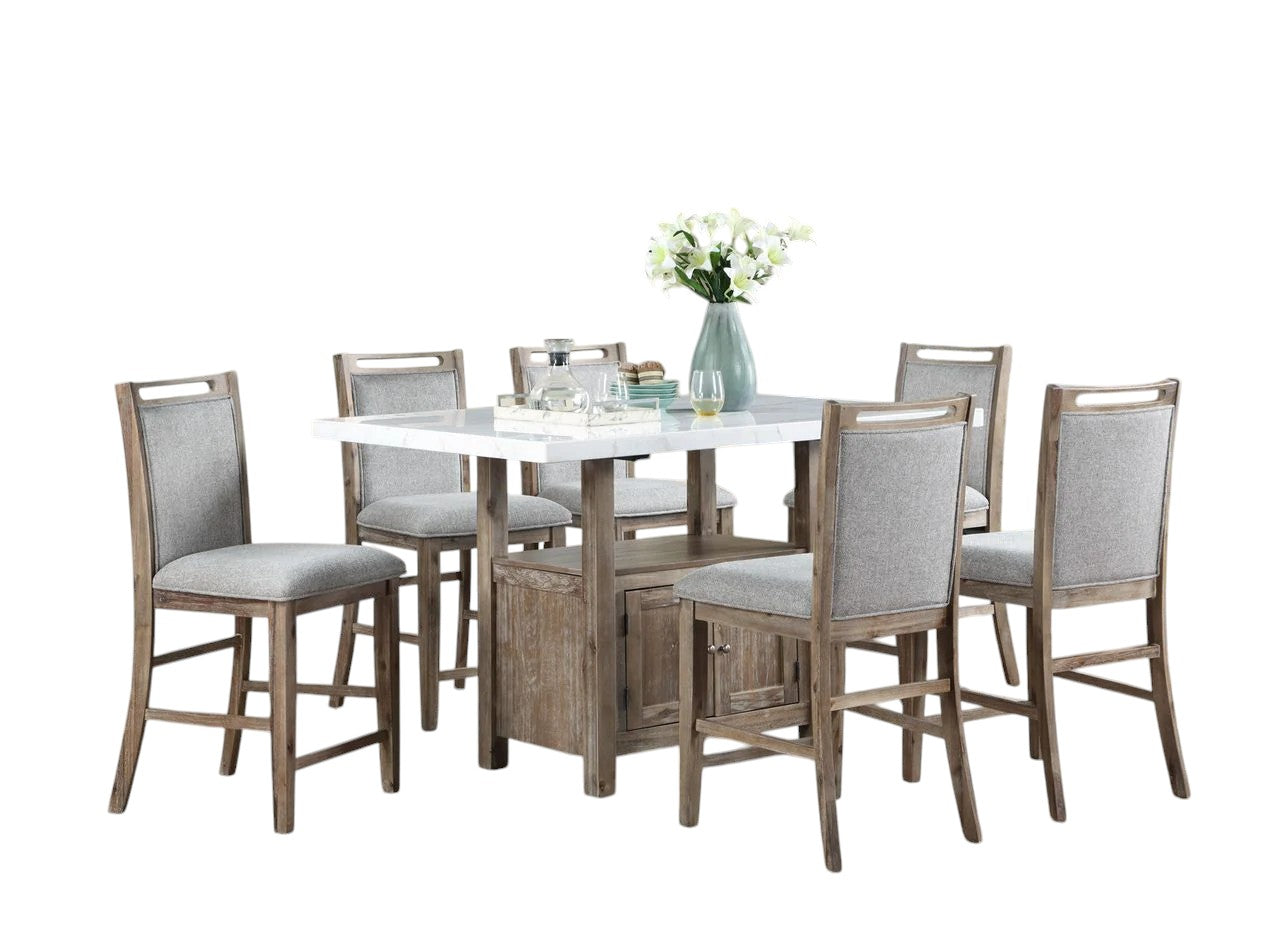 Dorset Hills 7pc Counter Height Dining Set by Vilo home
