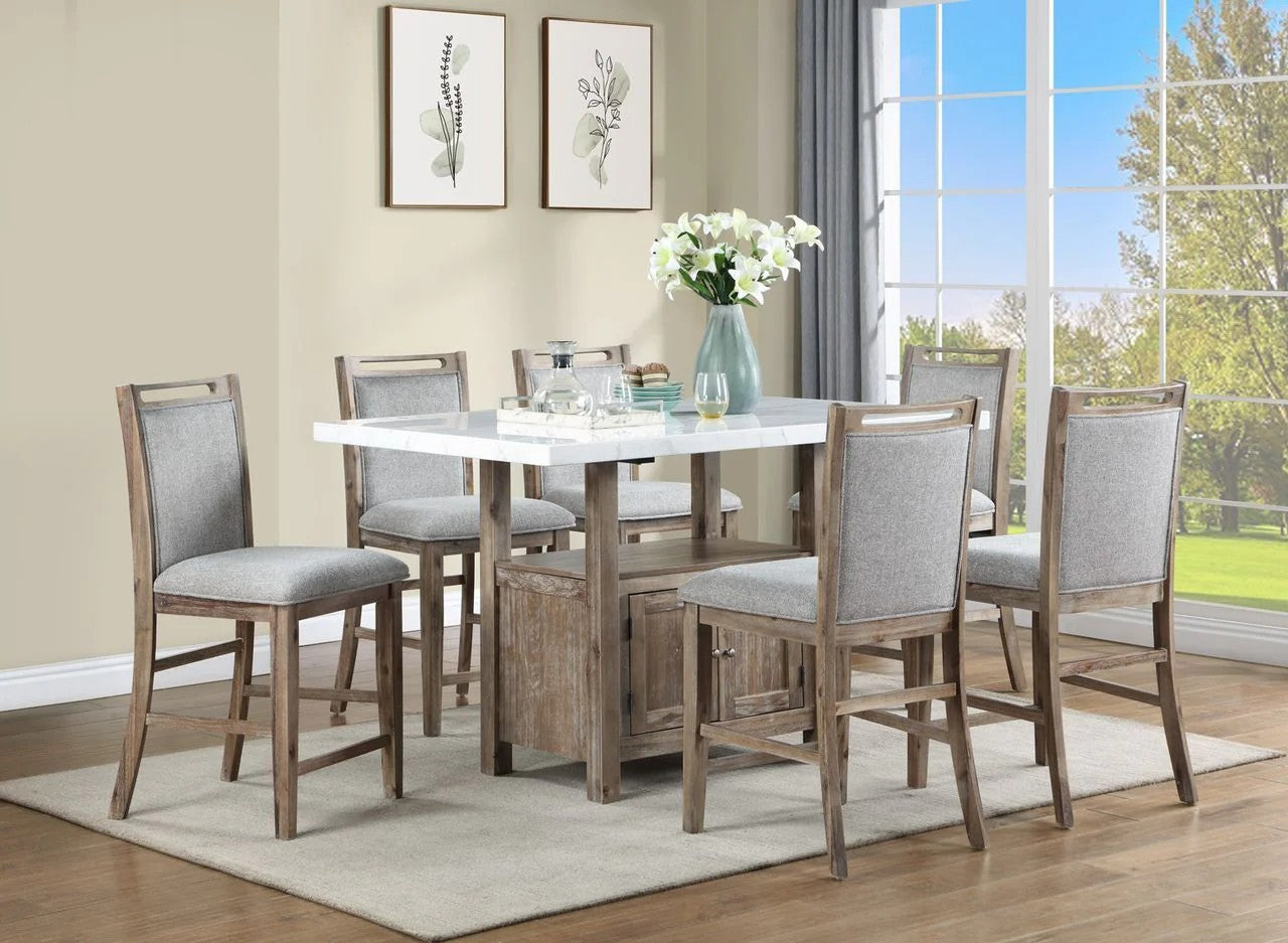Dorset Hills 7pc Counter Height Dining Set by Vilo home