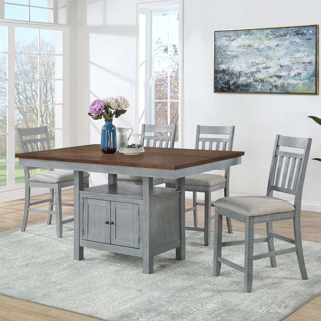 Riverdale Counter High 2 Tone Dining Set by Best Home