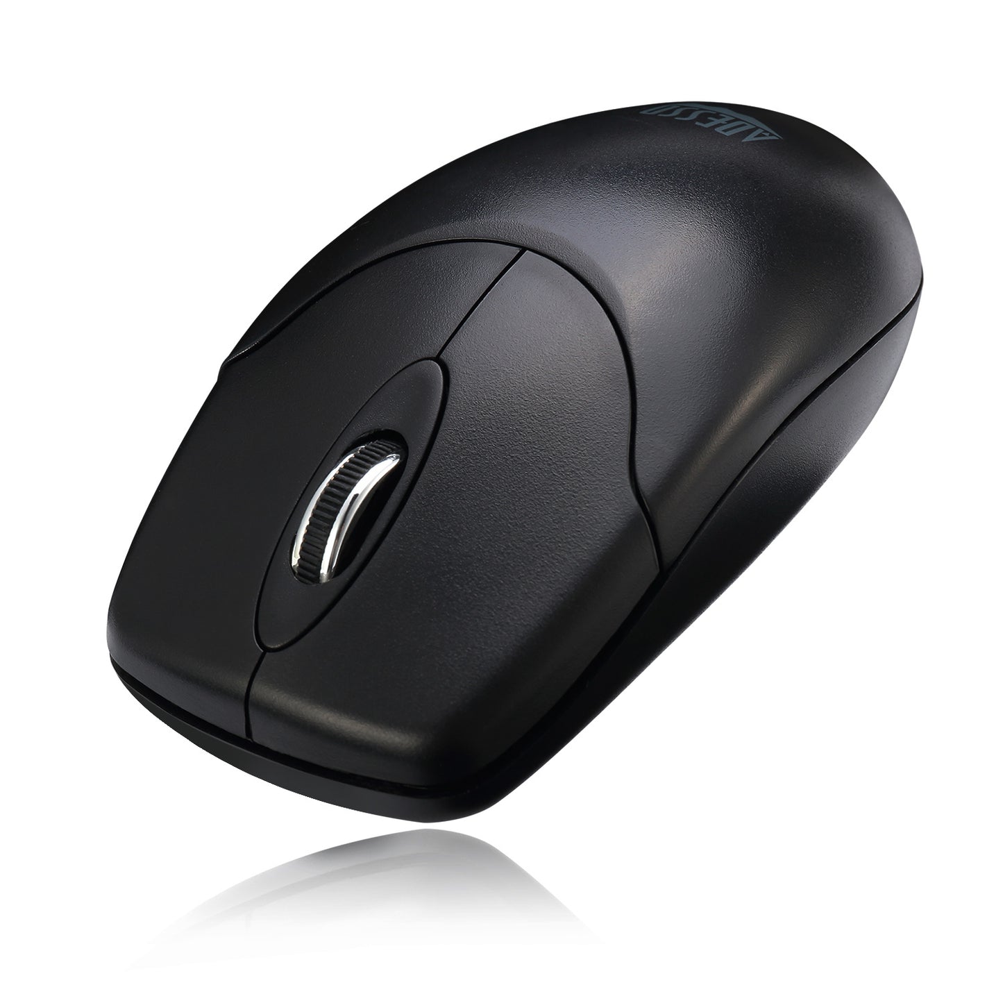 Adesso Antimicrobial Wireless Desktop Keyboard and Mouse, Black