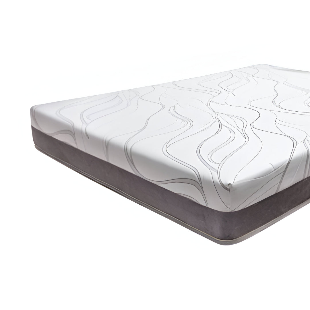 Bundle: Aquarius Wireless Adjustable Bed Base + SilverRest Luna Waterfall Mattress + Kashi Home Queen Memory Foam Lavender Infused Pillow