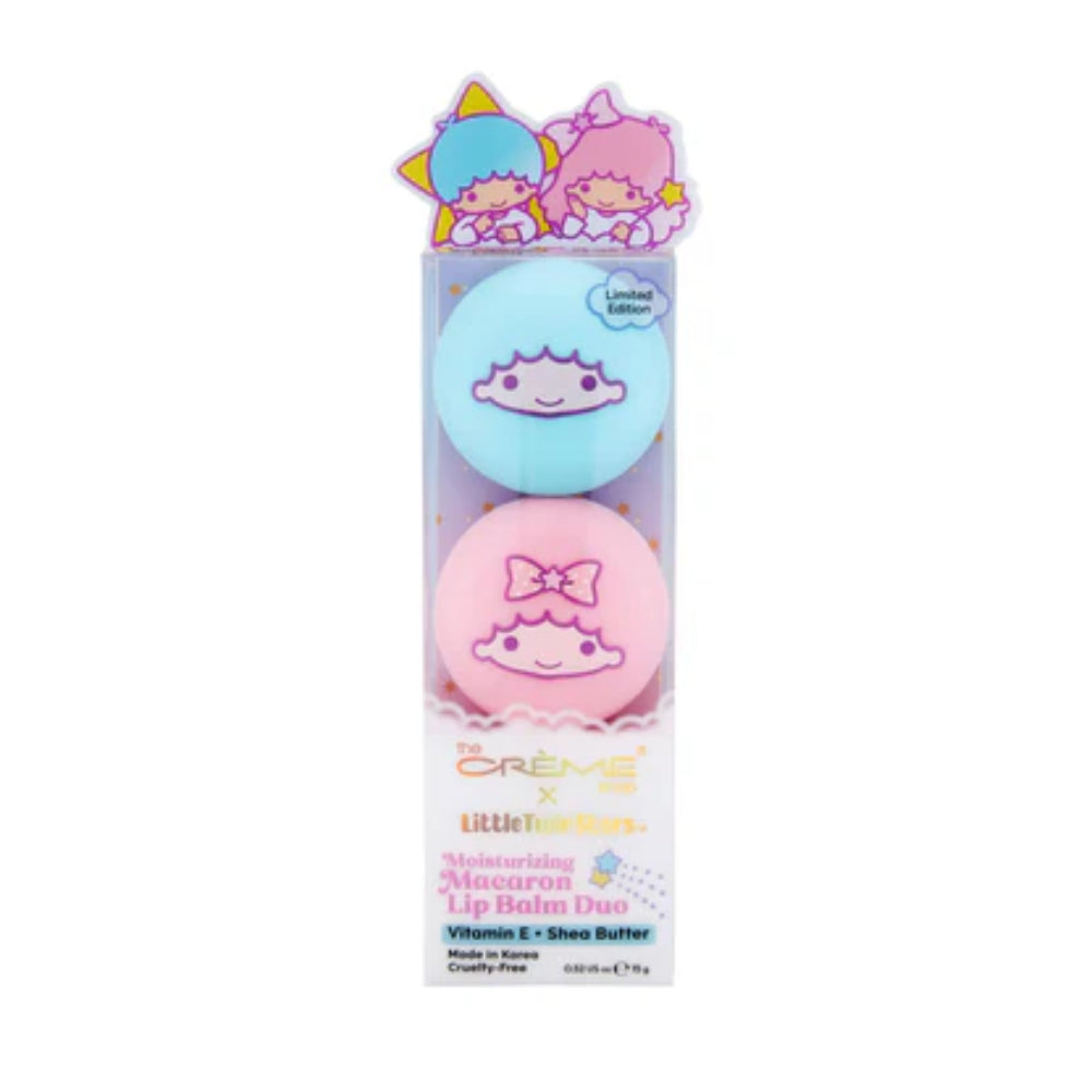The Creme Shop X Little Twin Stars Moisturizing Macaron Lip Balm Set (2 Pieces)