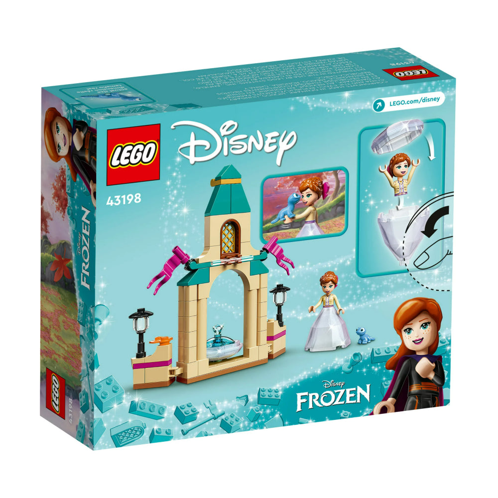 Juego de construcción LEGO Disney: patio del castillo de Anna (74 piezas)