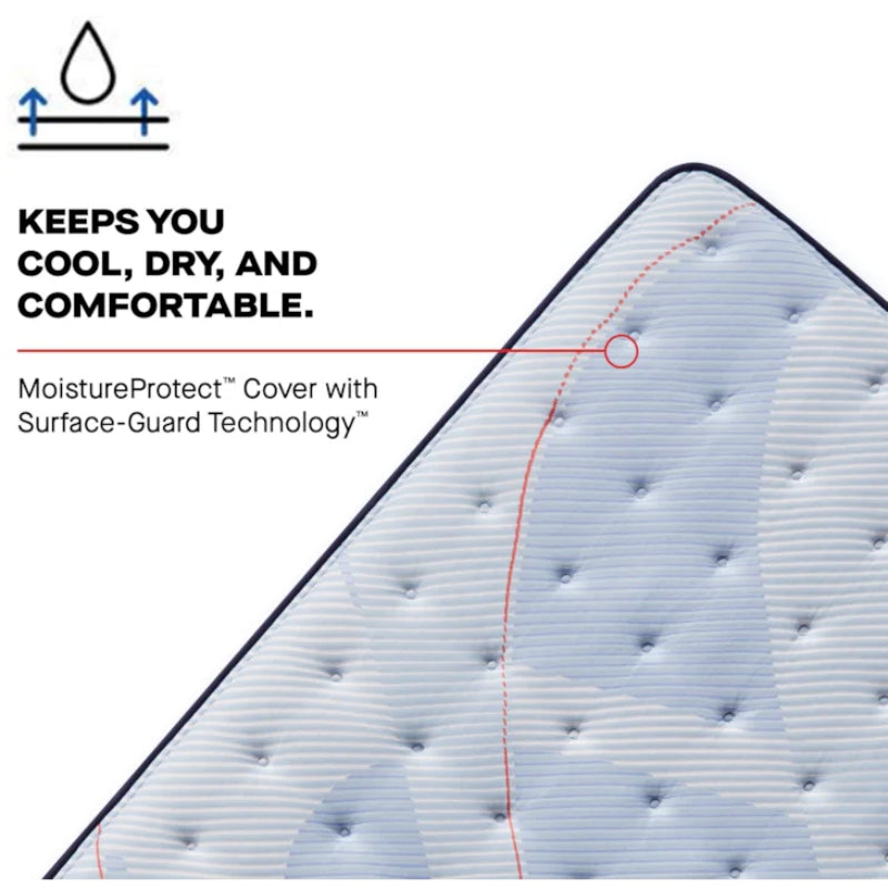 Sealy Posturepedic Plus Plainfield 13" Ultra Firm Tight Top Mattress - Blue