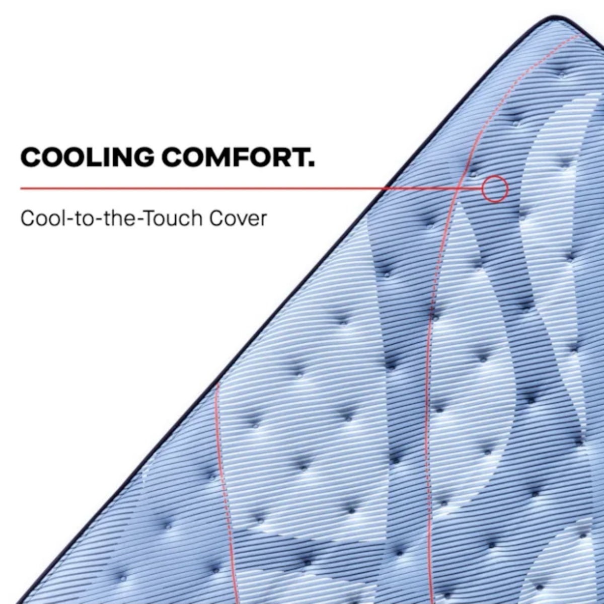 Sealy Posturepedic Pro Reno 15" Medium Euro Pillow Top Mattress - Blue