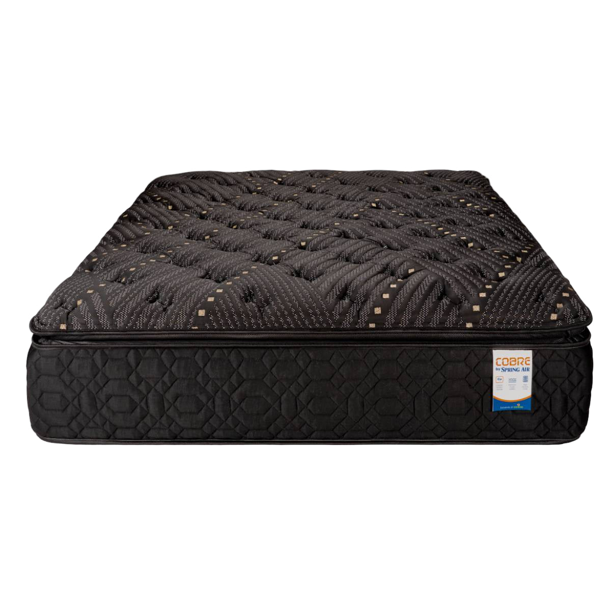 Spring Air Cobre Pillow Top Mattress - Black