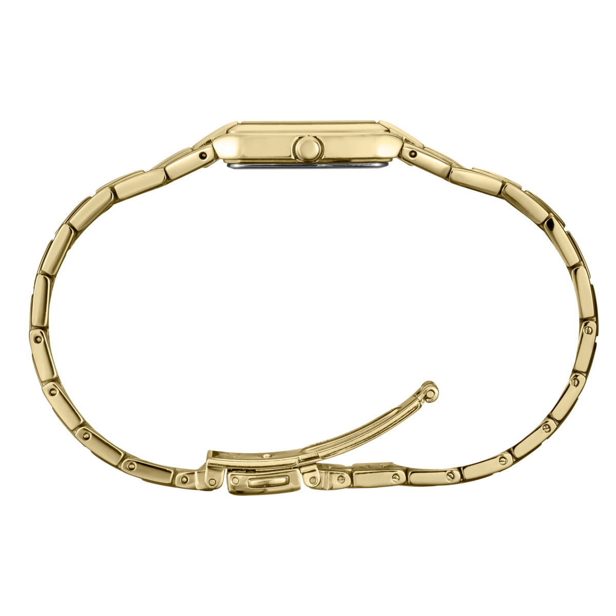 Seiko Essentials Women's 15.5mm Gold-Tone Bracelet Watch - Champagne Dial