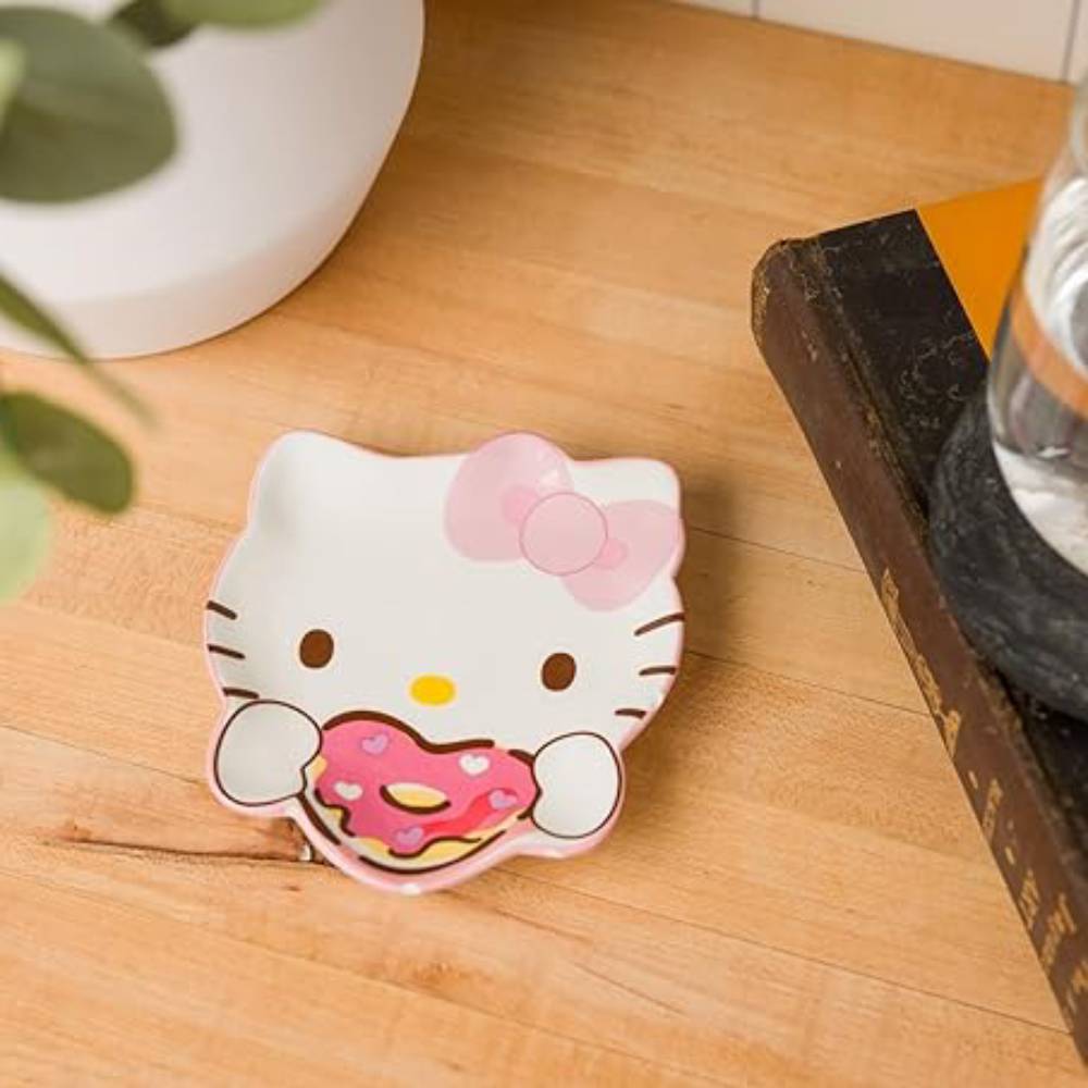 Sanrio Hello Kitty Sculpted Ceramic Spoon Rest - Pink