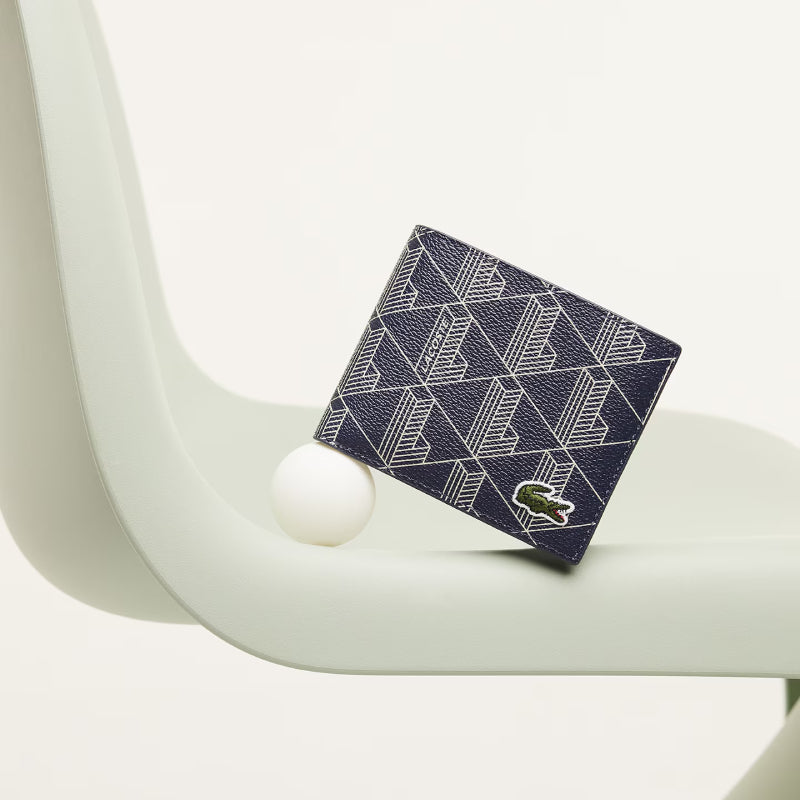 Lacoste The Blend Medium Bi-Fold Wallet - Blue