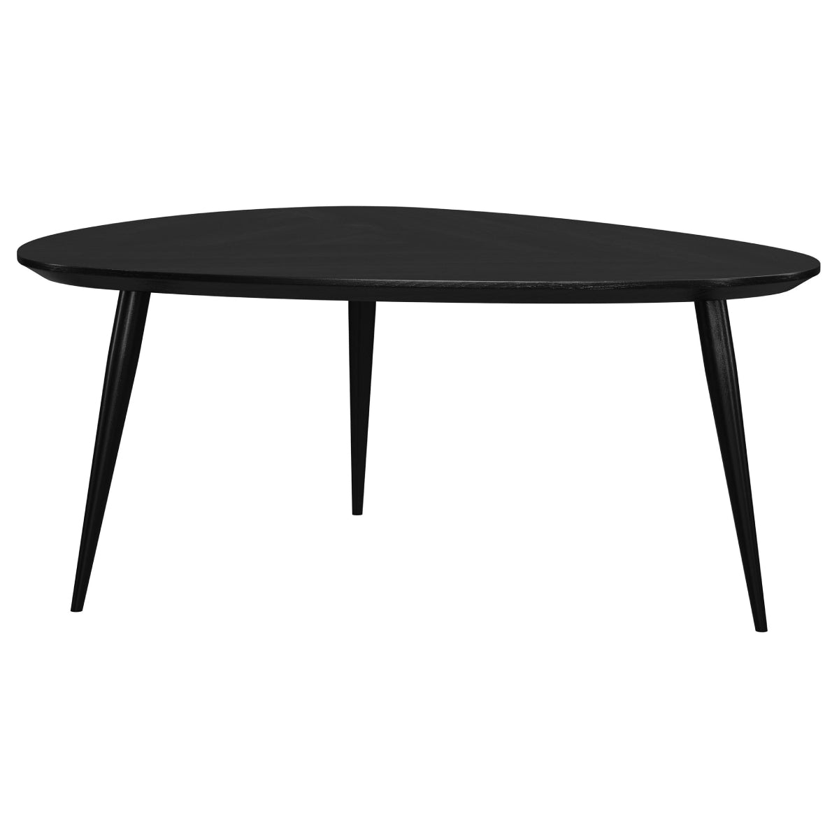Odessa 39" Triangular Coffee Table by Coaster - Black