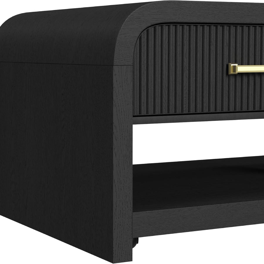 Woodridge 48" Coffee Table with Casters by Picket House Furnishings - Black