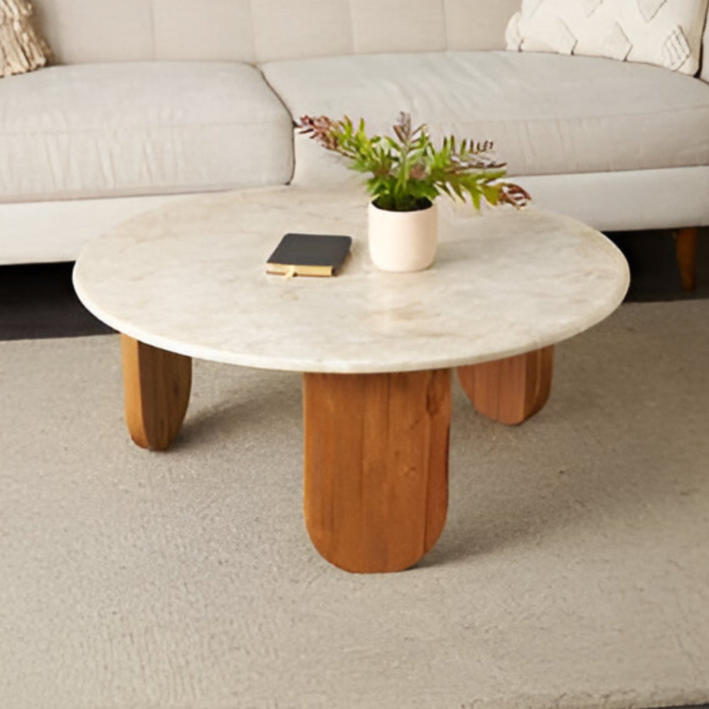 15" Coffee Table by Decor Mache - Brown