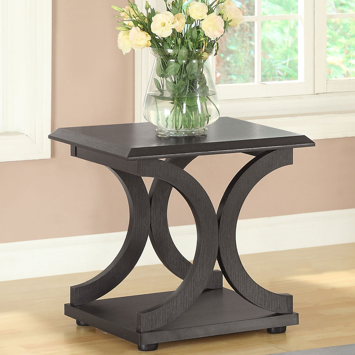 Shelly 22" Rectangular End Table by Coaster - Brown