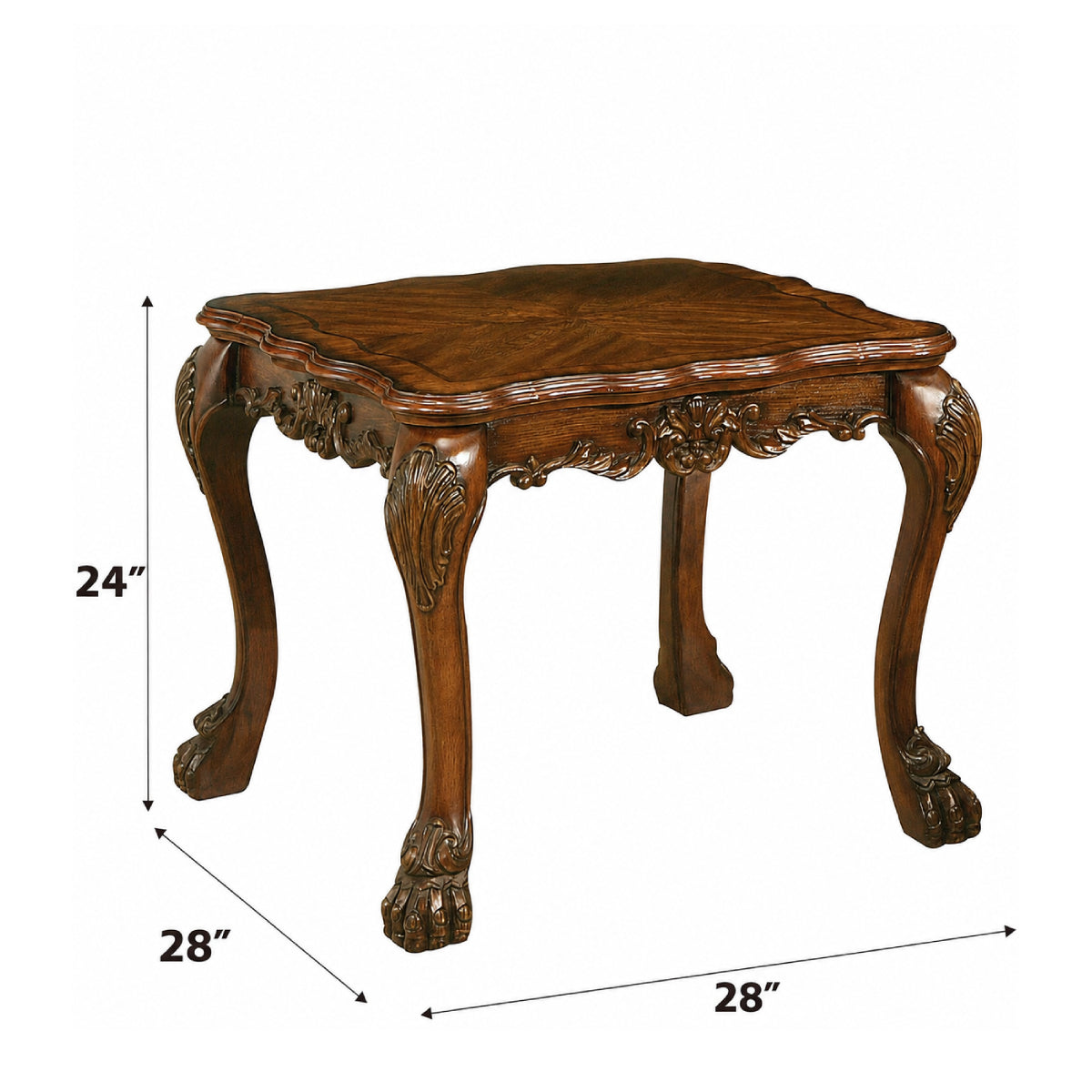 Mesa auxiliar Dresden de 24" de Acme Furniture