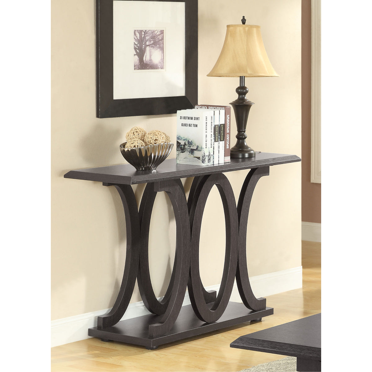 Shelly 42" Entryway Console Table by Coaster - Brown