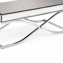 Mesa de centro Sundance de Furniture of America, color plata
