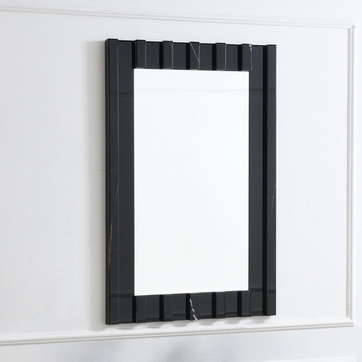 Drisana 47" x 32" Rectangular Accent Mirror by Acme Furniture - Black
