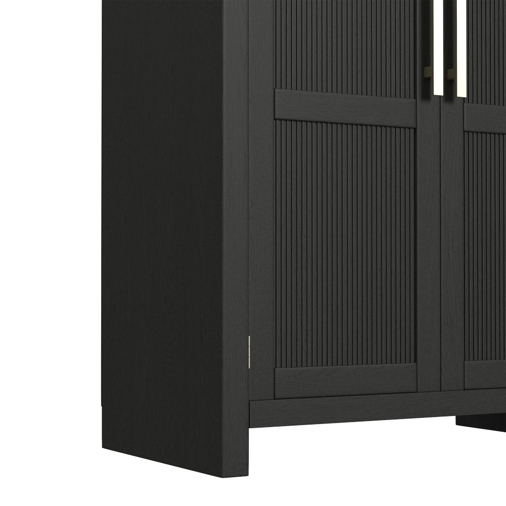 66" Ridgemont Large Bookcase by Elements - Black