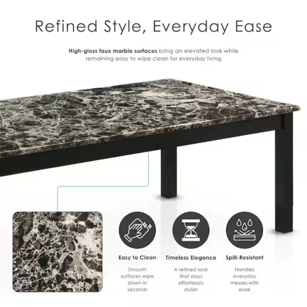 Findlay (3-Piece) Coffee and End Table by Furniture of America - Black