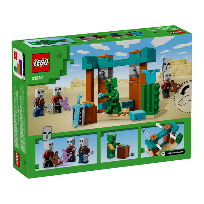LEGO Minecraft The Illager Desert Patrol Building Toy Set (105-Pieces)