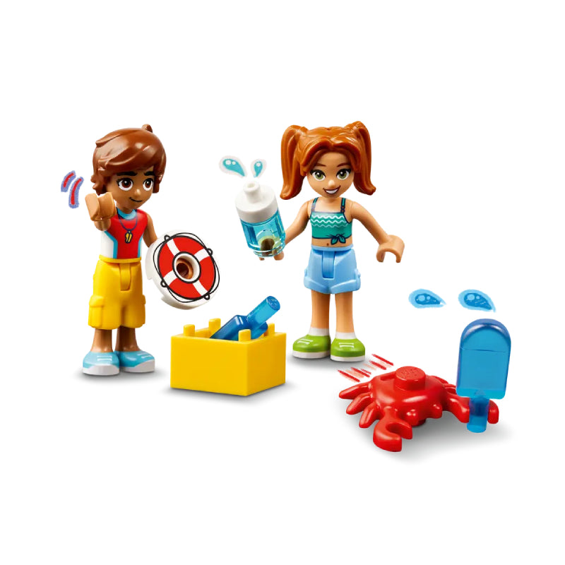 LEGO Friends Beach Lifeguard Building Toy Set (84-Piece)