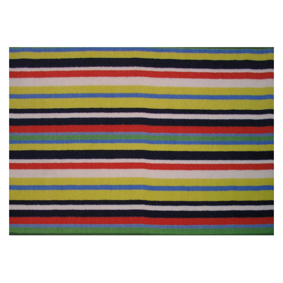 L.A Rugs Fun Time Stripemania Rectangular Area Rug