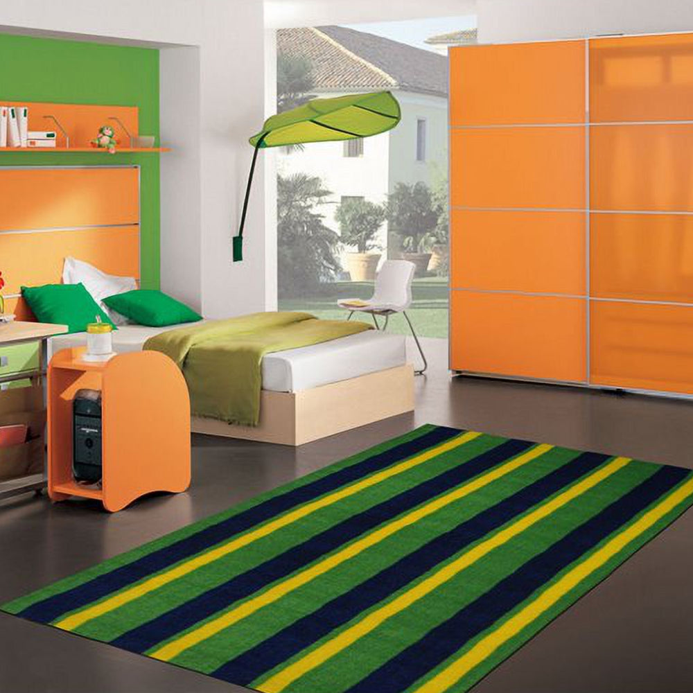 L.A Rugs 1' 7" x 2' 5" Harmonious Breeze Rectangular Area Rug - Green