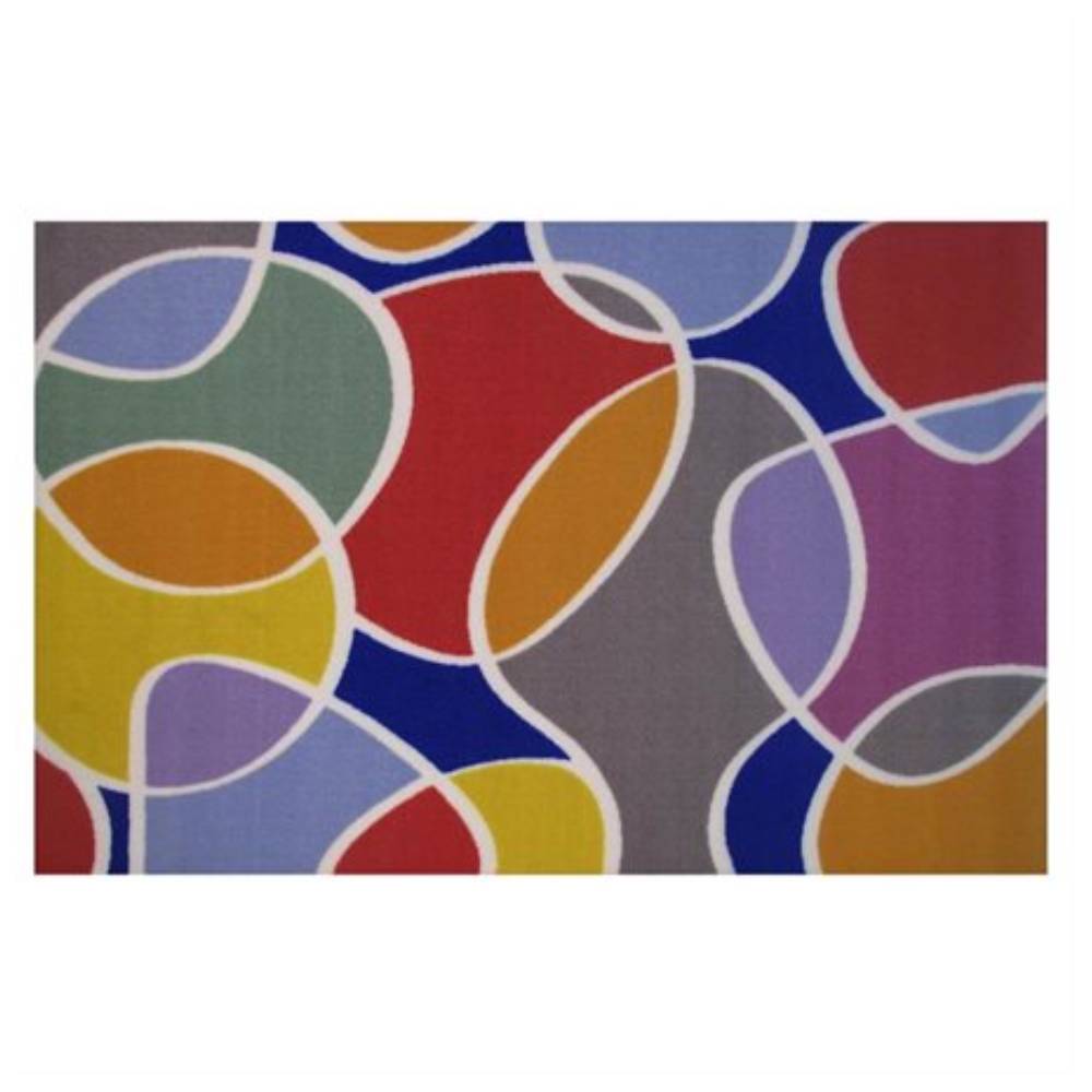 L.A Rugs 1' 7" x 2' 5" Groovin Rectangular Area Rug