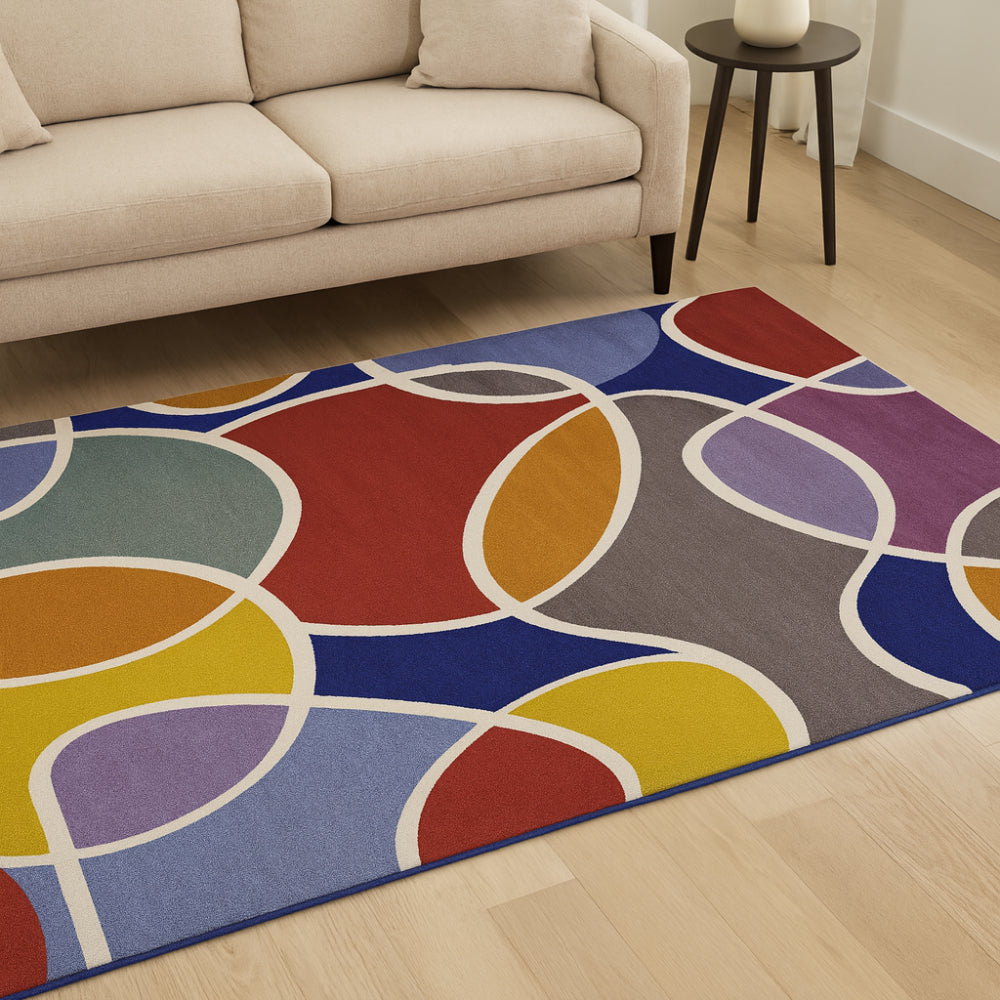 L.A Rugs 3' 3" x 4' 10" Fun Time Groovin Rectangular Area Rug