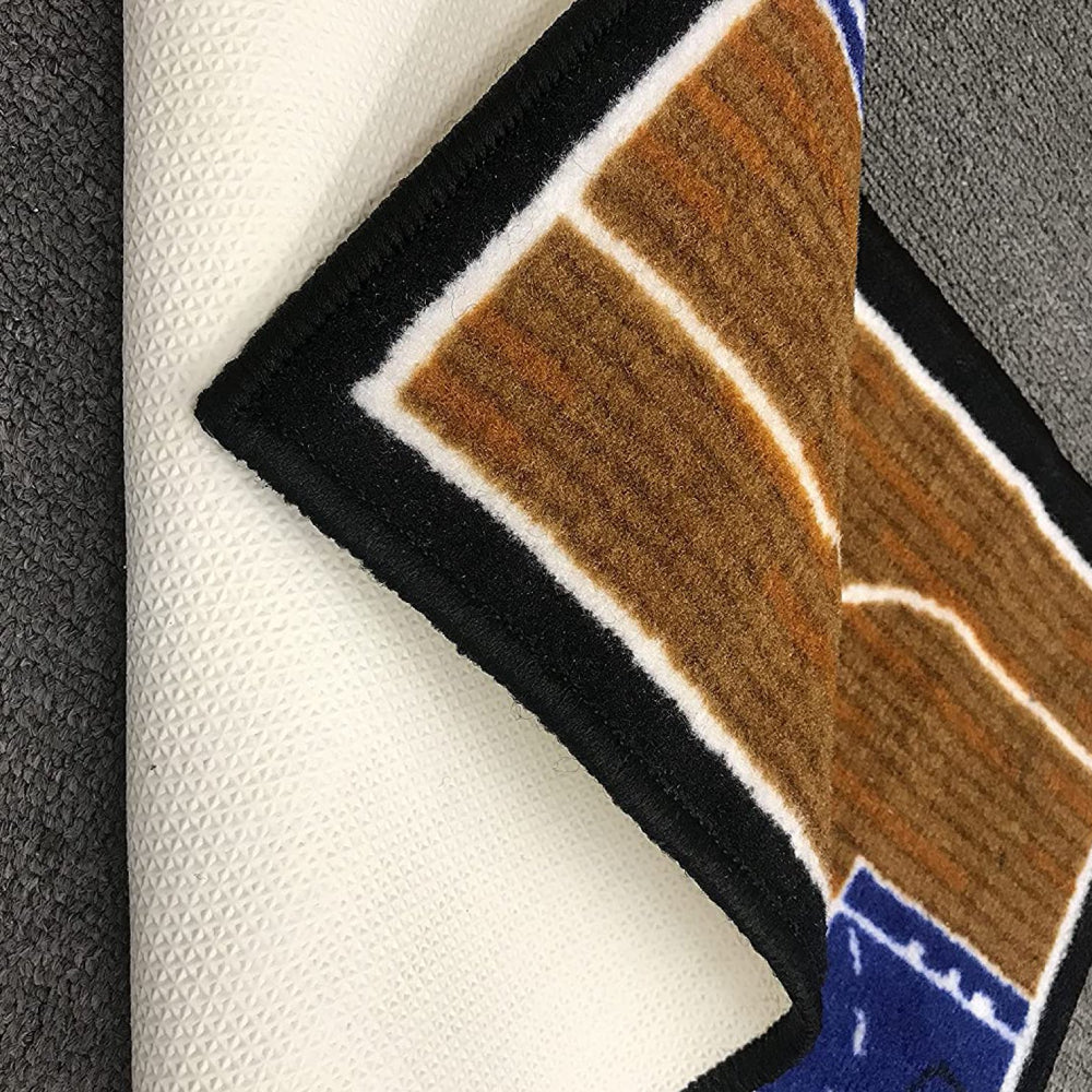 L.A Rugs Basketball Court Rectangular Area Rug - Brown