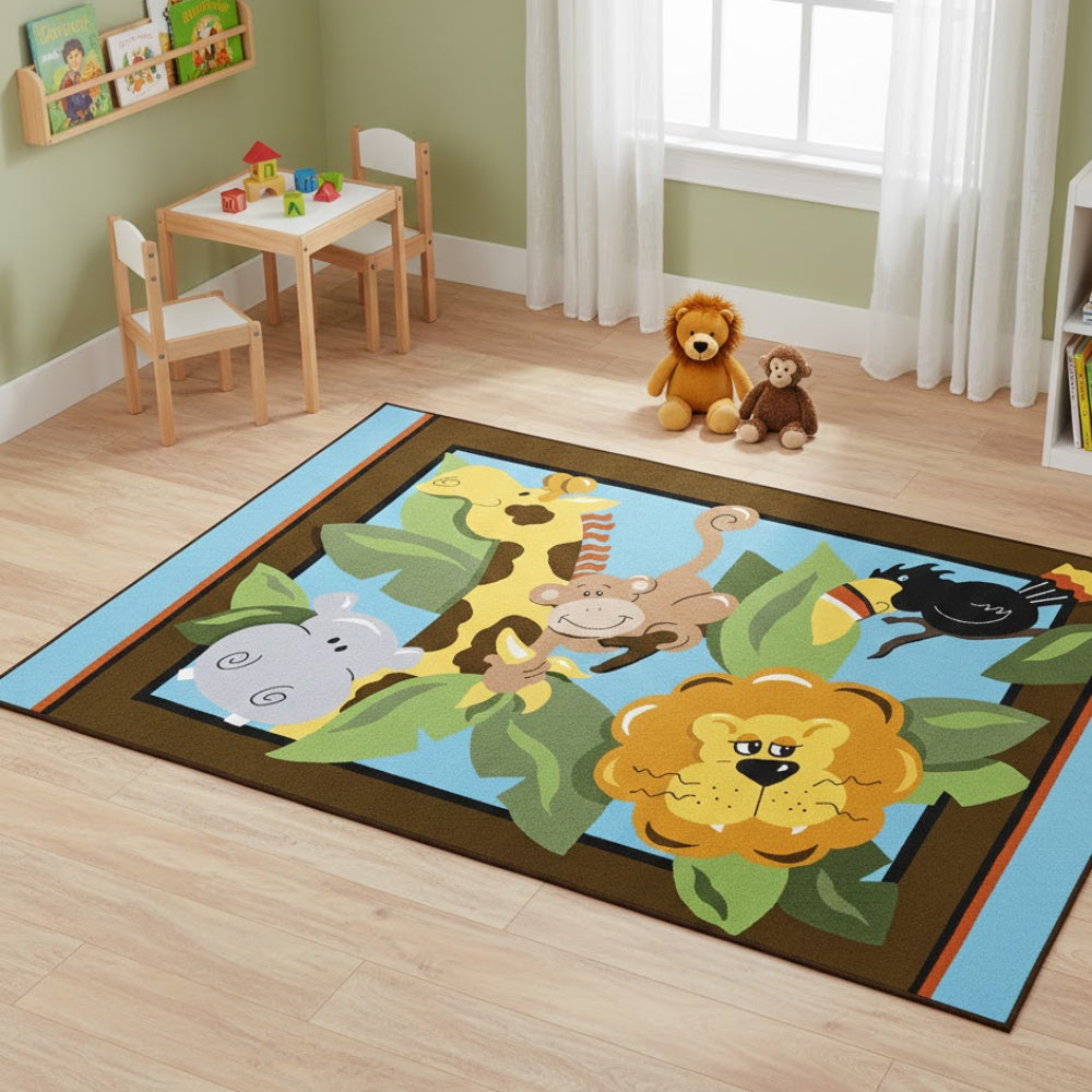 L.A Rugs 3' 3" x 4' 10" In the Jungle Rectangular Area Rug