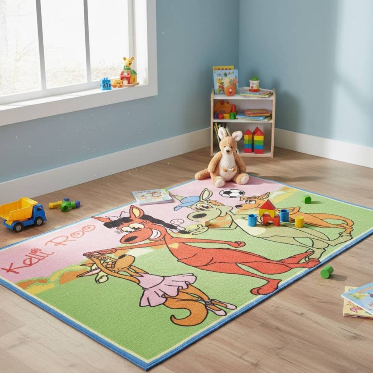 L.A Rugs 3' 3" x 4' 10" Fun Time Kelli Roo Dancing Rectangular Area Rug