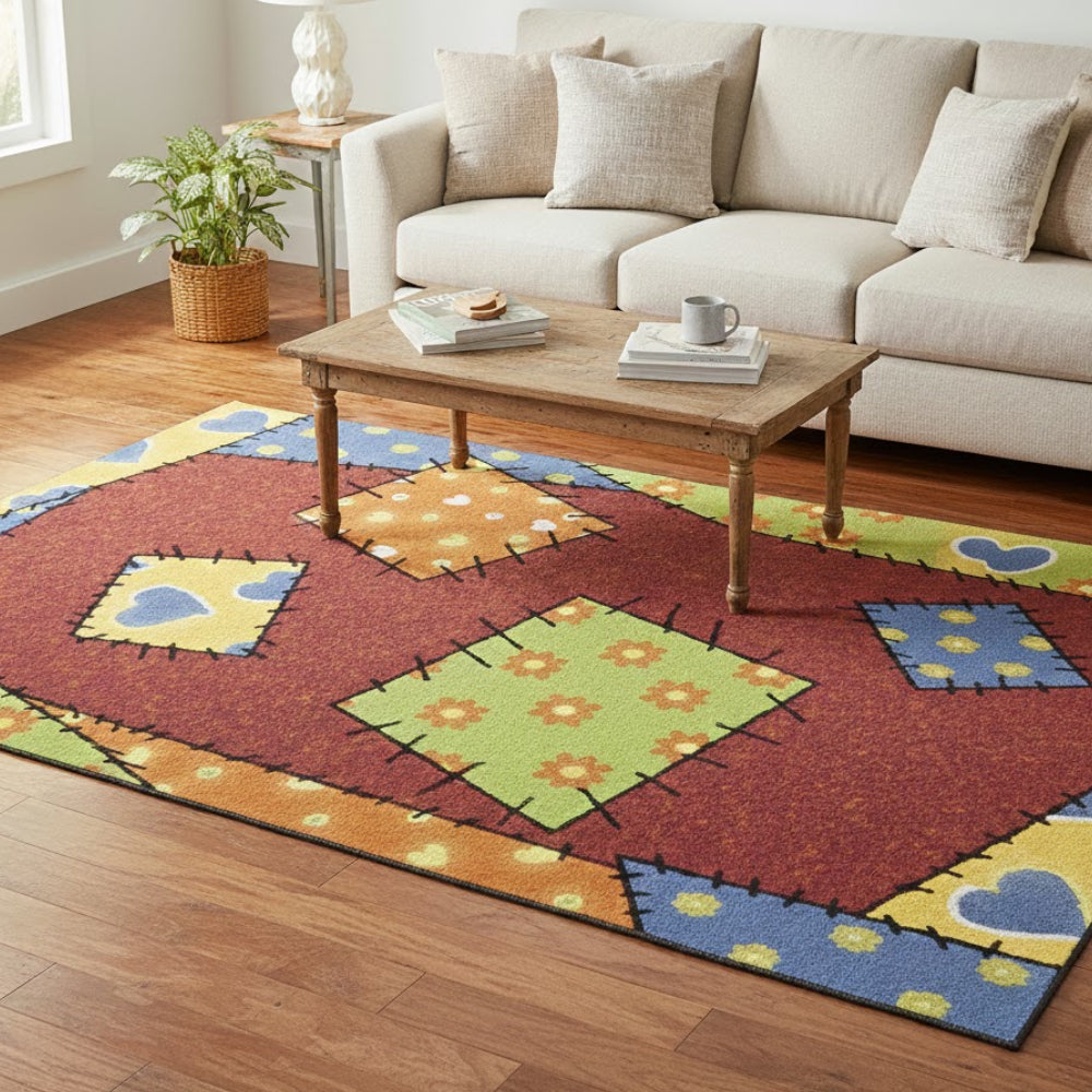 L.A Rugs 3' 3" x 4' 10" Night Flash NF-12 Rectangular Area Rug