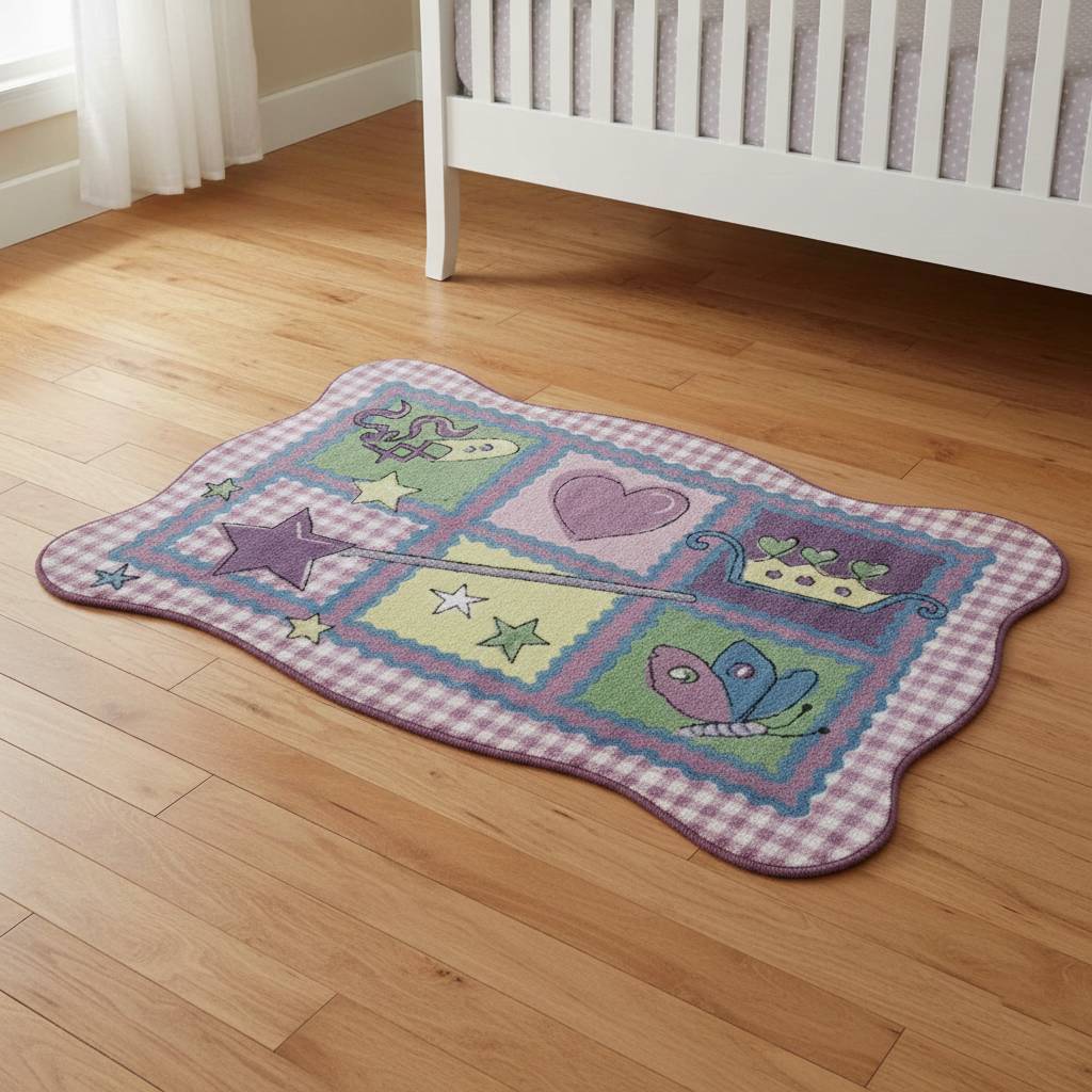 L.A Rugs 3' 3" x 4' 10" Supreme Fairy Quilt Rectangular Area Rug