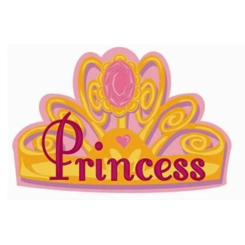 L.A Rugs 2' 6" x 3' 9" Supreme Pretty Princess Area Rug - Pink/Yellow