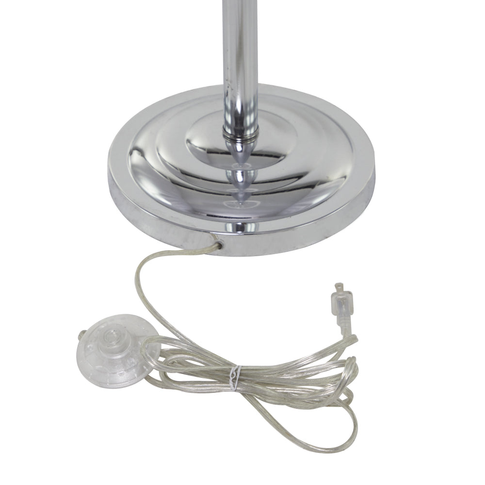 Decor Mache 63" Floor Lamp with 3 Light - Silver