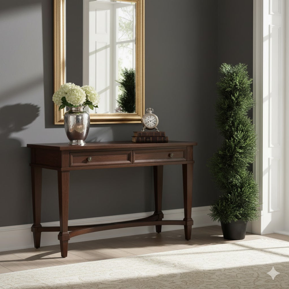 Allstate Floral 36" Cedar Spiral Artificial Topiary Tree with Plastic Vase - Green