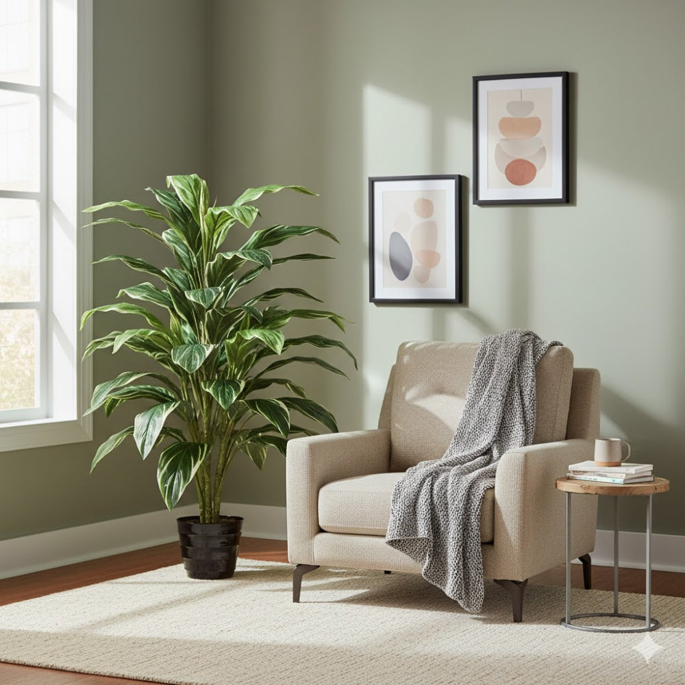 Allstate Floral 40" Cordyline Plant with Plastic Vase