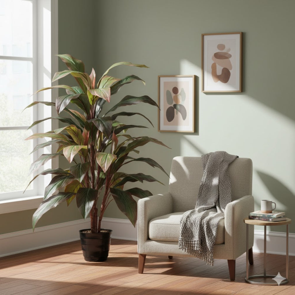 Allstate Floral 40" Cordyline Plant with Plastic Vase