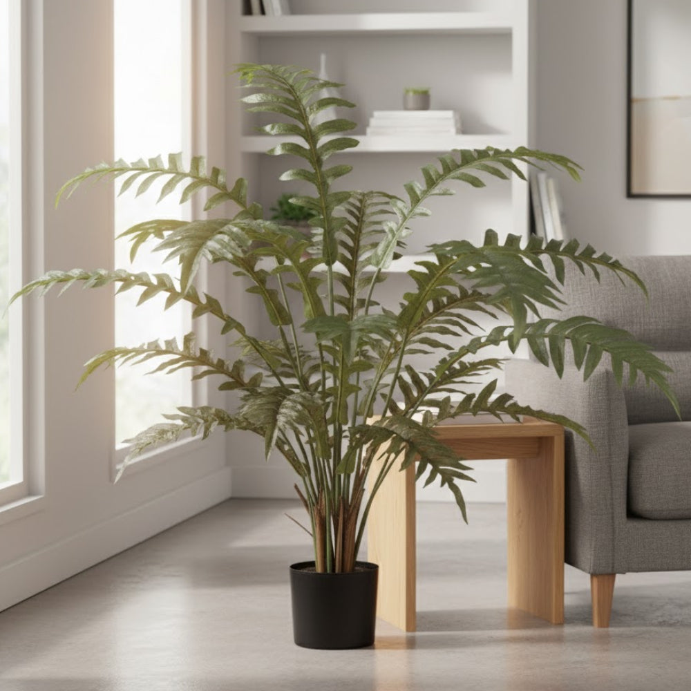 Allstate Floral 36" Fern Plant with Vase - Green