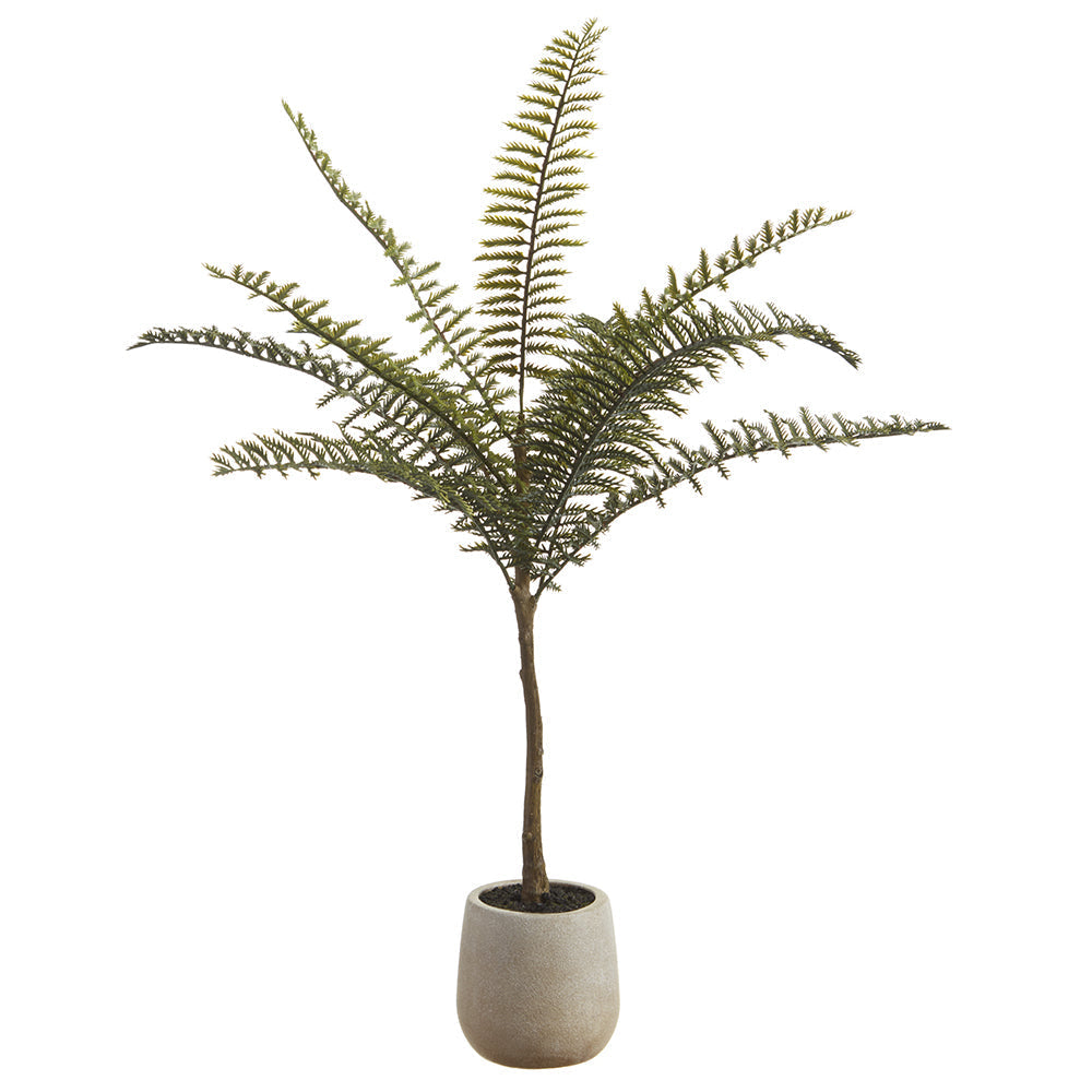 Allstate Floral Jacaranda Fern Leaf Tree with Plastic Vase - Green