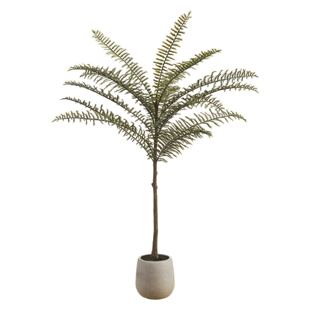 Allstate Floral Jacaranda Fern Leaf Tree with Plastic Vase - Green