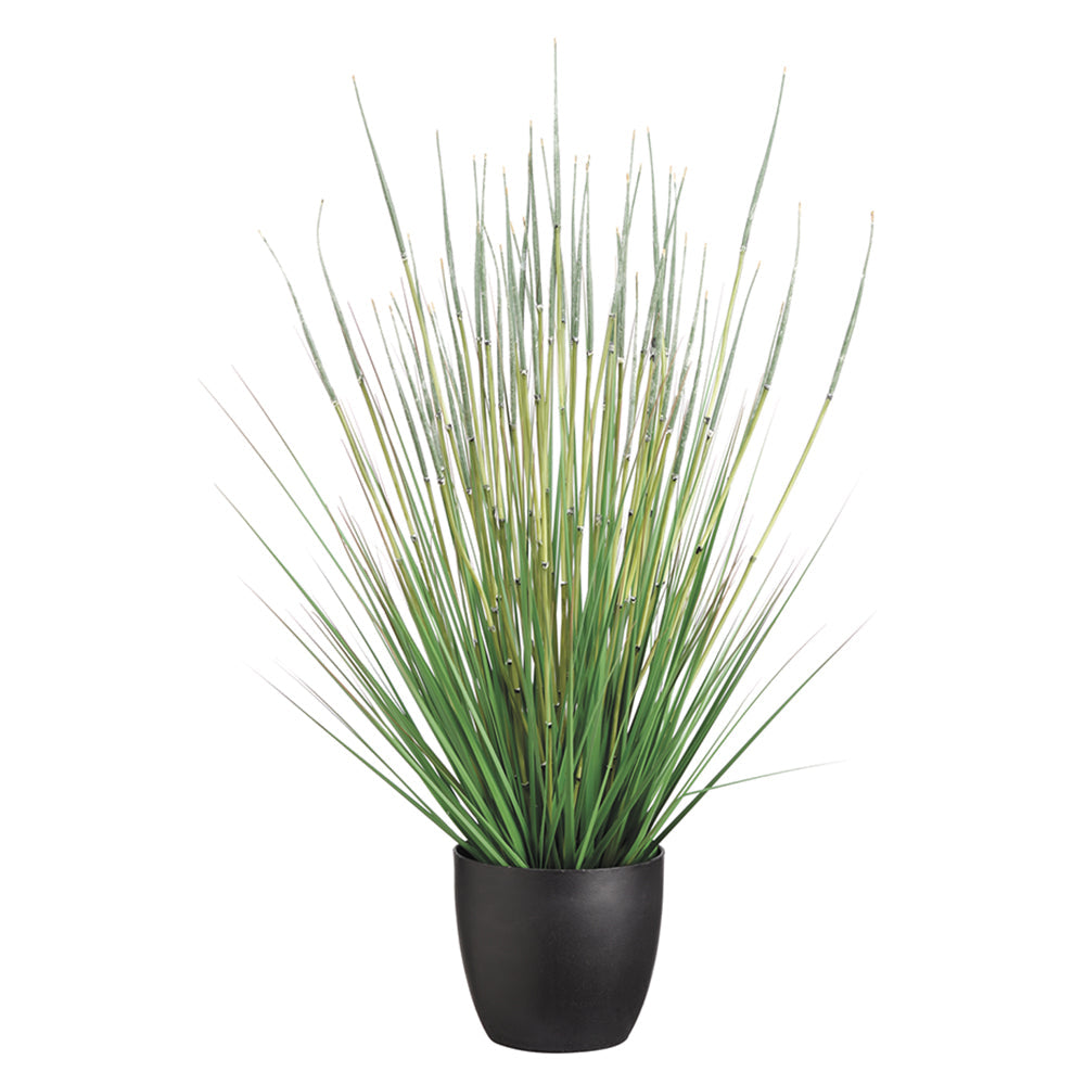Allstate Floral 34" Grass and Horsetail Artificial Plant with Plastic Vase - Green